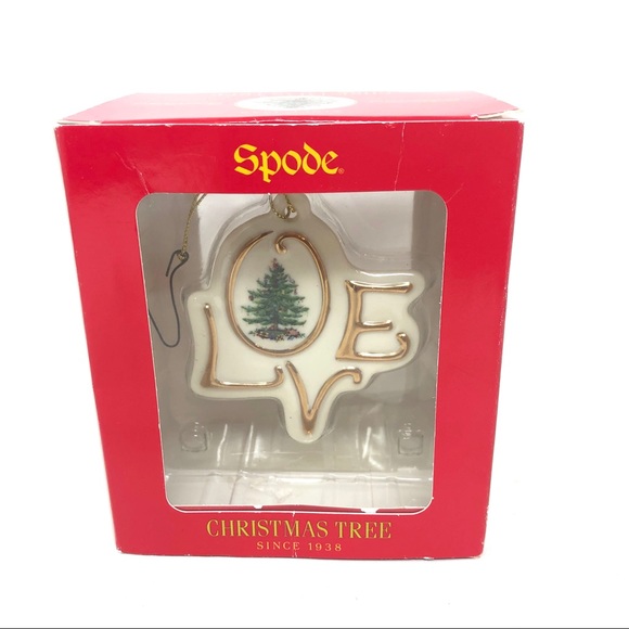 Spode Other - Spode Porcelain Christmas Tree LOVE Ornament